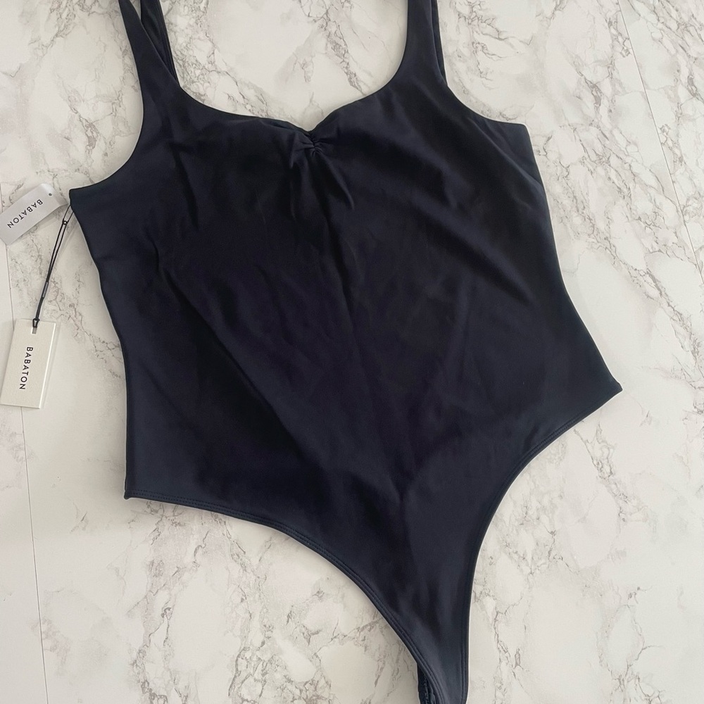 Babaton Black Contour Bodysuit